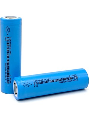 Eve  18650 3.7V (Volt) 2550 Mah 26V Lityum Şarj Edilebilir 4 Adet Pil(Batarya) Pil Kutusu Hediyeli