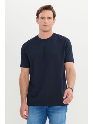 Altınyıldız Classics Pamuklu Modern Fit Rahat Kesim Bisiklet Yaka Tişört