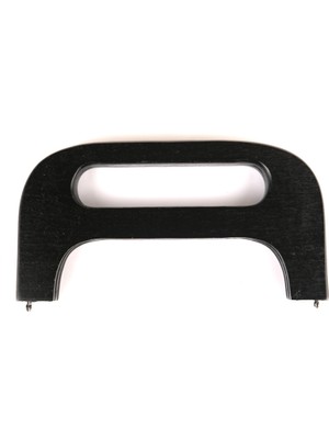 Mıknatıslı Ahşap Çanta Bursu Ahşap  Çanta Sapı Siyah