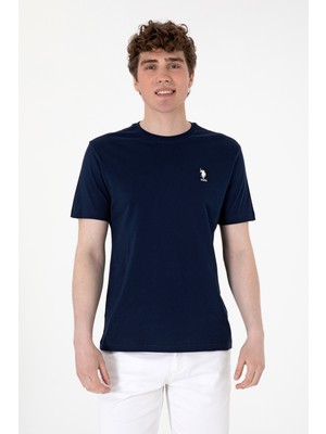 U.S. Polo Assn. Erkek Regular Fit Bisiklet Yaka Lacivert Tişört 50299544-VR033