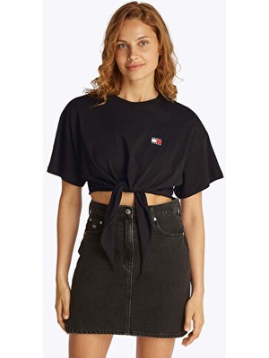 Tommy Hilfiger Tjw Reg Waıst Tıe Badge Tee Ext