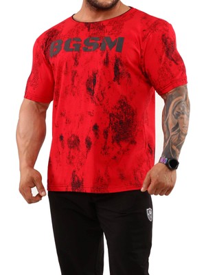 Erkek Pamuklu Atletik Fit Spor T-Shirt Bgsm 2910