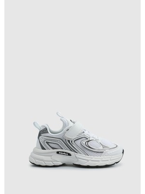Beyaz-Siyah Erkek Çocuk Sneaker