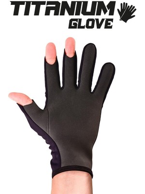 Fujin Pro Angler S24 Titanium Gloves - BLACK GOLD - M/L