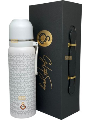 Galatasaray 650ML Lisanslı Çift Katlı Paslanmaz Çelik Termos 8 Saat Sıcak Soğuk Kutulu