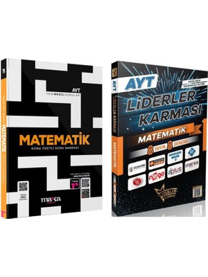 Marka Yayınları Ayt Matematik Soru Bankası ve Liderler Deneme Seti 2 Kitap