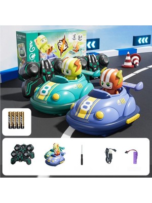 Çift Kişilik Uzaktan Kumandalı Çarpışan Araba 2 Adet