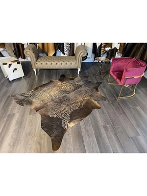 Hakiki Deri Dana Postu Lazerli-Varaklı 175 x 220 - 1401000025