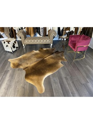 Hakiki Deri Dana Postu Mıx Kahve 185 x 220 - 1001000041