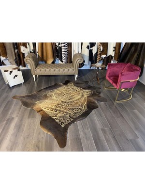 Hakiki Deri Dana Postu Lazerli-Varaklı 190 x 210 - 1401000001