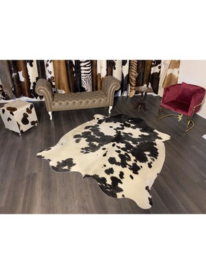 Hakiki Deri Dana Postu Siyah - Beyaz 200 x 225 - 0701000060