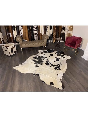 Hakiki Deri Dana Postu Siyah - Beyaz 200 x 225 - 0701000031