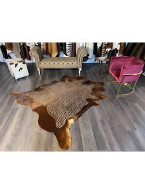 Hakiki Deri Dana Postu Lazer Kesim 205 x 220 - 1401000050