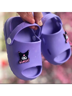 Kız Çocuk Sandalet Terlik Bantlı Kaydırmaz Taban Deniz Havuz Günlük Kullanım Sandaleti