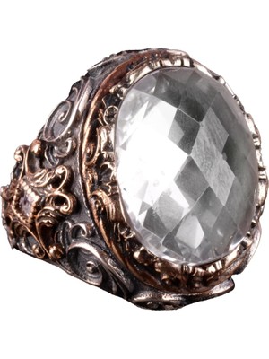 Sultan Yüzük, Yapay Taş Erkek Yüzüğü, 925 Ayar Gümüş Yüzük Erkekler Için