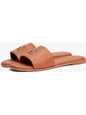 Th Logo Hardware Leather Mule
