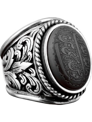 925 Ayar Gümüş Erkek Yüzük, Yüzükteki Yazının Anlamı: Işlerimi Allah'a Havale Ediyorum