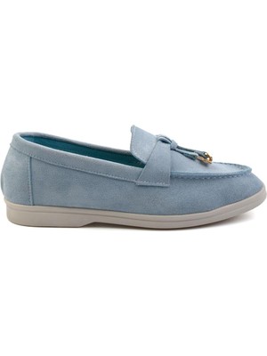 Bambi Bebe Mavi  Kadın Loafer Ayakkabı K01140004672