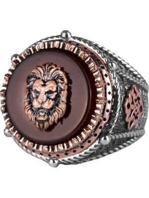 Sembolik Gümüş Yüzük, Ağaç Gümüş Yüzük, 925 Ayar Sert Gümüş Yüzük Erkekler Için