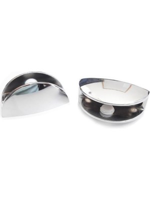 Oval Krom Etejer Camı Tutucu Takımı