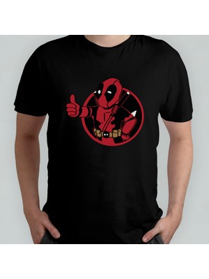 Pixxa Deadpool Pipboy Fallout Unisex %100 Pamuklu Bisiklet Yaka T-Shirt