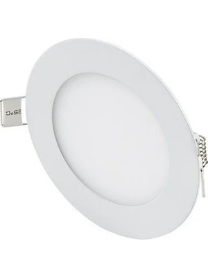 Cata Yuvarlak Slim LED Paneller Alüminyum Beyaz Kasa 6W - Günışığı 3.000K - CT-5145G