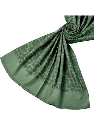 Işıl Ipek - Pamuk Jakarlı C Desen Şal 75X190 cm