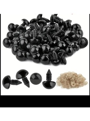 Yiğit Aksesuar Amigurumi Vidalı Göz 5 Mm 100 Adet