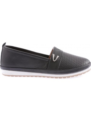 Dgn 805-1-22Y Kadin Lazer Baskili Yan V Toka Comfort Ayakkabi