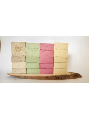 Soi Home Doğal Sabun Karışık (Çörekotu-Çay Ağacı-Yılan Otu-Sarımsak)16'lı Set