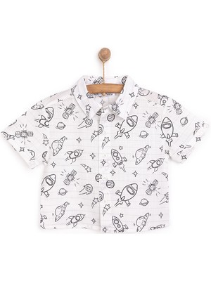 Hellobaby Cosmic Line Erkek Gömlek Erkek Bebek