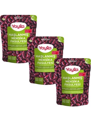 Yayla Haşlanmış Meksika Fasulyesi 400 gr x3
