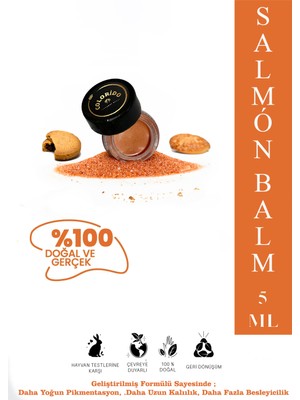 Colorido Bálsamo Salmon Nemlendirici Antioksidan Işıltı Veren E-Vitaminli Krem Balm (Ruj,far,allık)