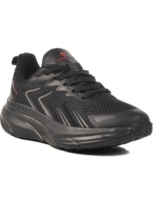 Siyah Kırmızı Fileli Hafif Unisex Spor Ayakkabı Moscato 101 25068 G