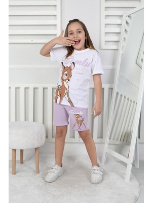 New Kids Bambi Baskı Kız Çocuk Takım