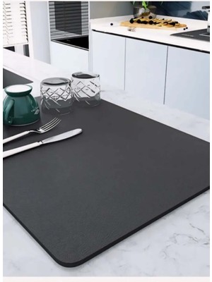 Tezgah Üstü Mutfak Matı Bulaşık Kurutma Matı Çok Amaçlı Mutfak Matı