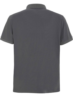 Slam Act Qd Polo Erkek Gri Tişört