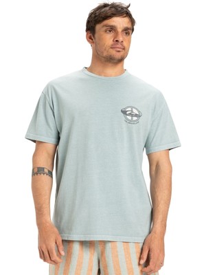 Quiksilver Nd Wake Up World Erkek Mavi Tişört