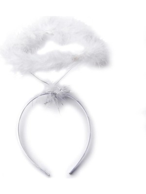 Beyaz Otrişli Tüylü Esnek Yapı Melek Haresi Melek Tacı