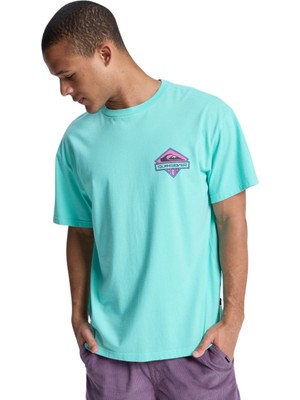 Quiksilver Gh Qs Crystal Jet Erkek Mavi Tişört