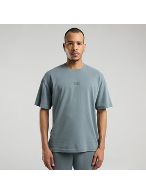 Everlast Ever Relaxed Oversize Erkek Gri T-SHIRT.341