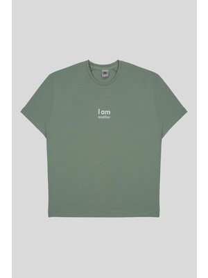 gmg firenze I Am Another Baskılı Basic Erkek T-Shirt