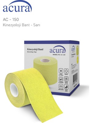 AC-150 Yüz & Vücut Uyumlu Hipoalerjenik Kinesio Tape 5m x 5cm
