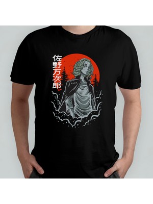 Pixxa Tokyo Revengers Anime Manga Unisex %100 Pamuklu Bisiklet Yaka T-Shirt Model 3