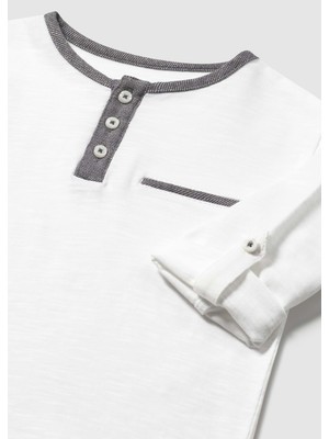 Mayoral Erkek Çocuk Tshirt - Mayoral - Gri - 3 Yaş - 1067-GRİ-3 Yaş