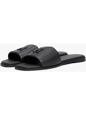 Th Logo Hardware Leather Mule