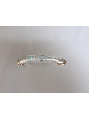 Altın-Beyaz Desenli 96 Mm. Kulp