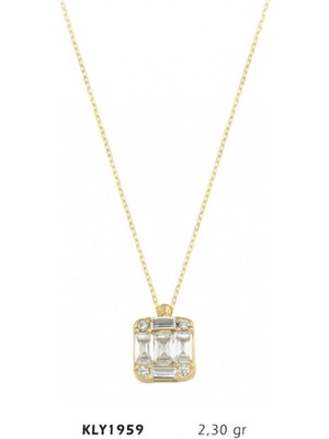 Harem Altın 14 Ayar Altın Baget Kolye KLY1959