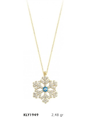 Harem Altın 14 Ayar Altın Kar Tanesi Kolye  KLY1949