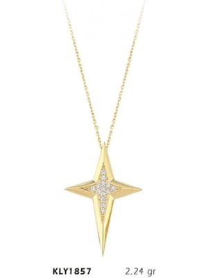 Harem Altın 14 Ayar Altın Kutup Yıldızı Kolye KLY1857